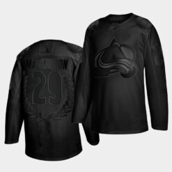 Colorado Avalanche Nathan MacKinnon Calder Memorial Collection Black Jersey