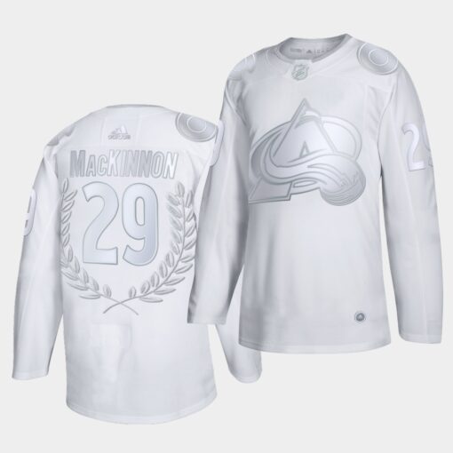 Colorado Avalanche Nathan MacKinnon Calder Memorial Collection White Jersey