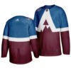 Colorado Avalanche Team 2021 Reverse Retro White Jersey