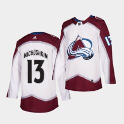 Colorado Avalanche Valeri Nichushkin Away White Jersey