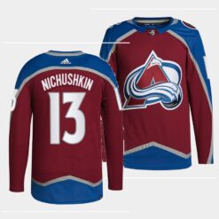 Colorado Avalanche Valeri Nichushkin Home Burgundy Jersey