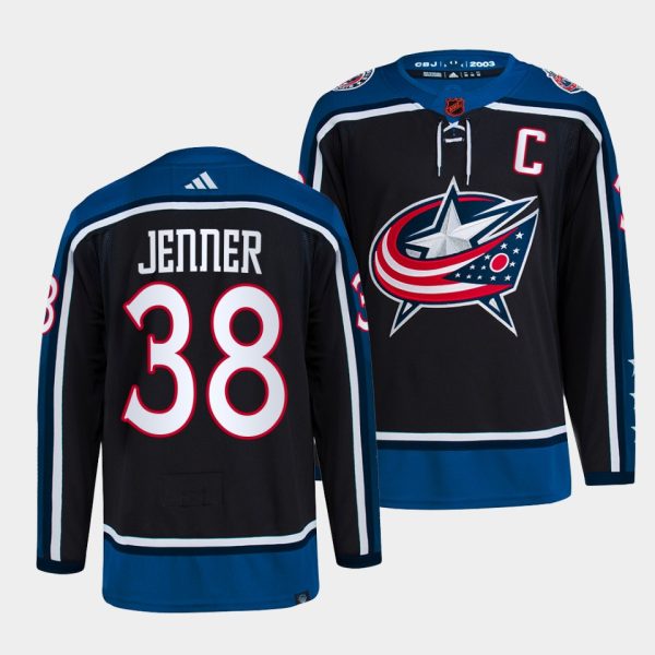 Columbus Blue Jackets Boone Jenner Reverse Navy Jersey Columbus Blue Jackets Boone Jenner Reverse Navy Jersey