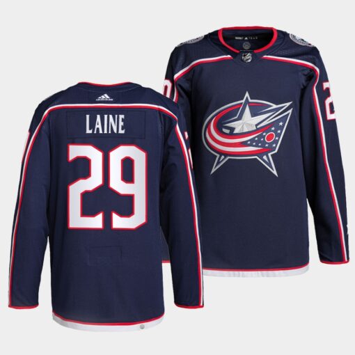 Columbus Blue Jackets Patrik Laine Home Navy Jersey