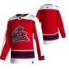 Columbus Blue Jackets Team 2022 Reverse Retro Navy Jersey