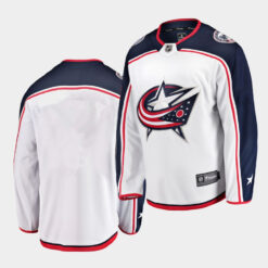 Columbus Blue Jackets Team White Away Jersey