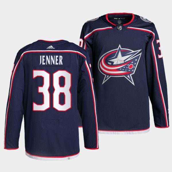 Columbus Boone Jenner Blue Jackets Home Navy Jersey Columbus Boone Jenner Blue Jackets Home Navy Jersey