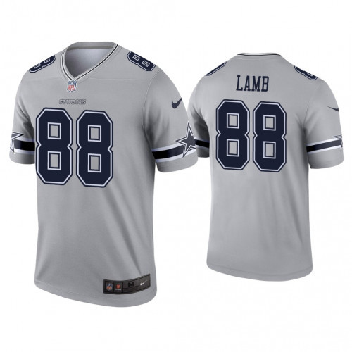 Dallas Cowboys CeeDee Lamb Gray Inverted Limited Jersey Dallas Cowboys CeeDee Lamb Gray Inverted Limited Jersey