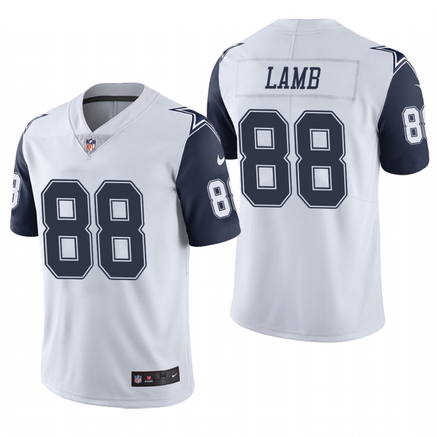 Dallas Cowboys CeeDee Lamb White Color Rush Limited Jersey Dallas Cowboys CeeDee Lamb White Color Rush Limited Jersey