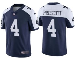 Dallas Cowboys Dak Prescott Navy Alternate Limited Jersey