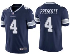 Dallas Cowboys Dak Prescott Navy Limited Jersey
