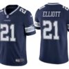 Dallas Cowboys Ezekiel Elliott Thanksgiving White Limited Jersey