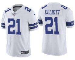 Dallas Cowboys Ezekiel Elliott White Limited Jersey