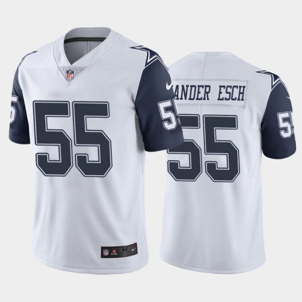 Dallas Cowboys Leighton Vander Esch White Color Rush Limited Jersey Dallas Cowboys Leighton Vander Esch White Color Rush Limited Jersey