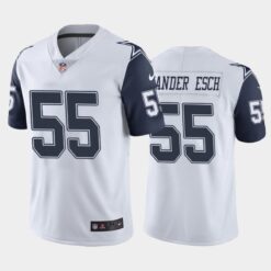 Dallas Cowboys Leighton Vander Esch White Color Rush Limited Jersey