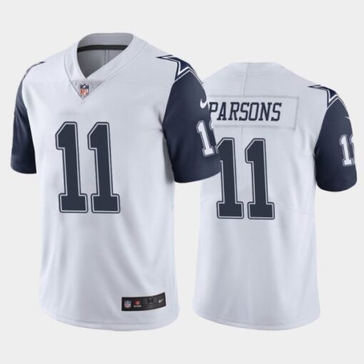 Dallas Cowboys Micah Parsons White Color Rush Limited Jersey