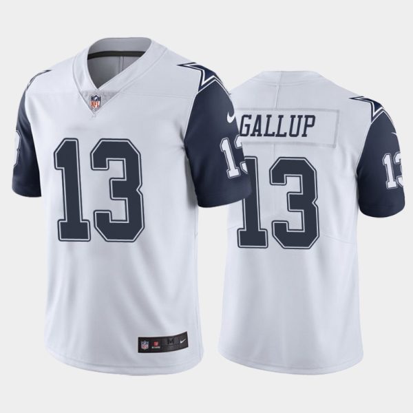 Dallas Cowboys Michael Gallup White Color Rush Limited Jersey Dallas Cowboys Michael Gallup White Color Rush Limited Jersey