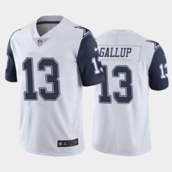 Dallas Cowboys Michael Gallup White Color Rush Limited Jersey