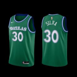 Dallas Mavericks Chris Silva 2022-23 Classic Edition Jersey Green