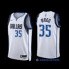 Dallas Mavericks Davis Bertans 2022-23 Statement Edition Jersey Navy