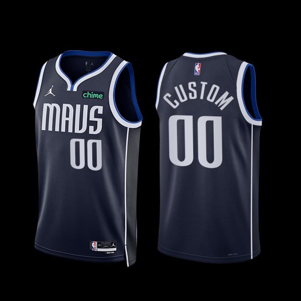 Dallas Mavericks Custom 2022-23 Statement Edition Jersey Navy Dallas Mavericks Custom 2022-23 Statement Edition Jersey Navy