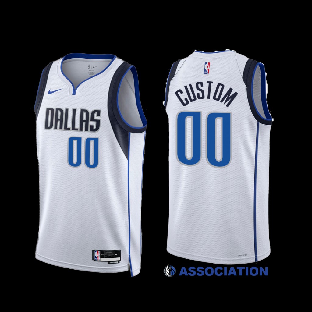 Dallas Mavericks Custom 2022-23 White Association Edition Jersey Dallas Mavericks Custom 2022-23 White Association Edition Jersey