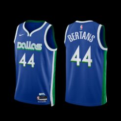 Dallas Mavericks Davis Bertans 2022-23 City Edition Jersey Blue