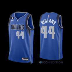 Dallas Mavericks Davis Bertans 2022-23 Icon Edition Jersey Royal