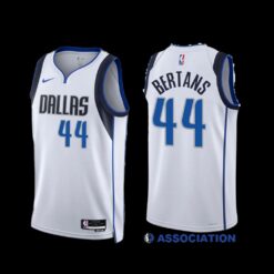 Dallas Mavericks Davis Bertans 2022-23 White Association Edition Jersey