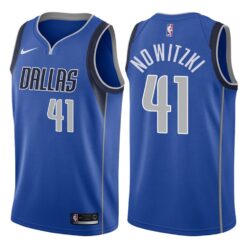 Dallas Mavericks Dirk Nowitzki Blue Icon Jersey
