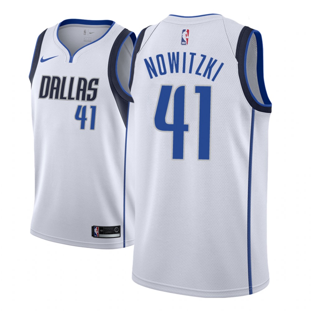 Dallas Mavericks Dirk Nowitzki White Association Jersey Dallas Mavericks Dirk Nowitzki White Association Jersey