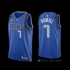 Dallas Mavericks Dwight Powell 2022-23 Statement Edition Jersey Navy