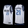 Dallas Mavericks Frank Ntilikina 2022-23 Icon Edition Jersey Royal