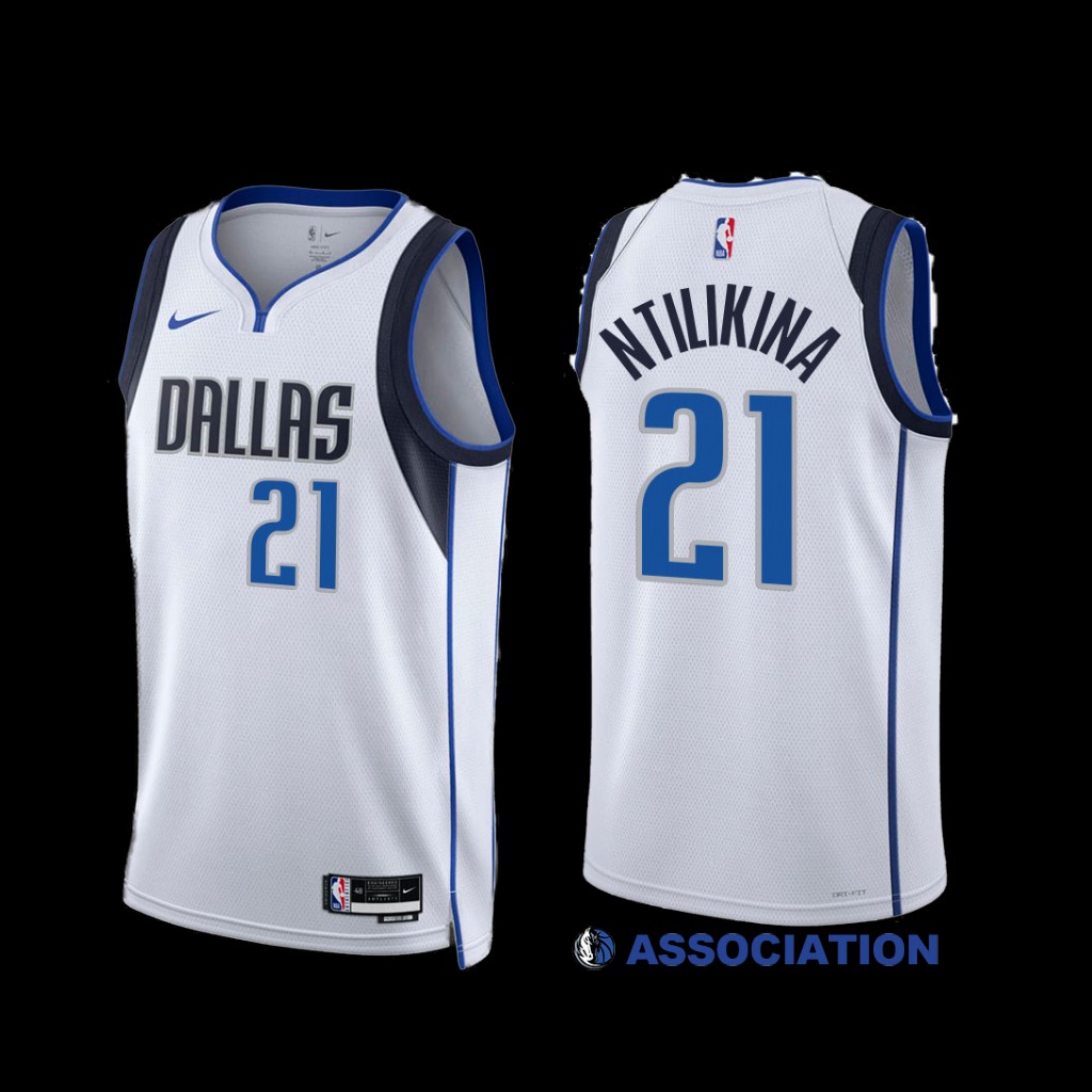 Dallas Mavericks Frank Ntilikina 2022-23 White Association Edition Jersey Dallas Mavericks Frank Ntilikina 2022-23 White Association Edition Jersey