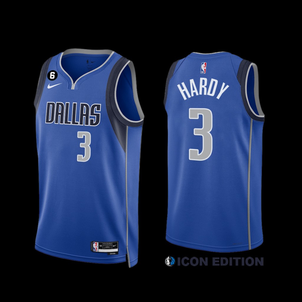 Dallas Mavericks Jaden Hardy 2022-23 Icon Edition Jersey Royal Dallas Mavericks Jaden Hardy 2022-23 Icon Edition Jersey Royal