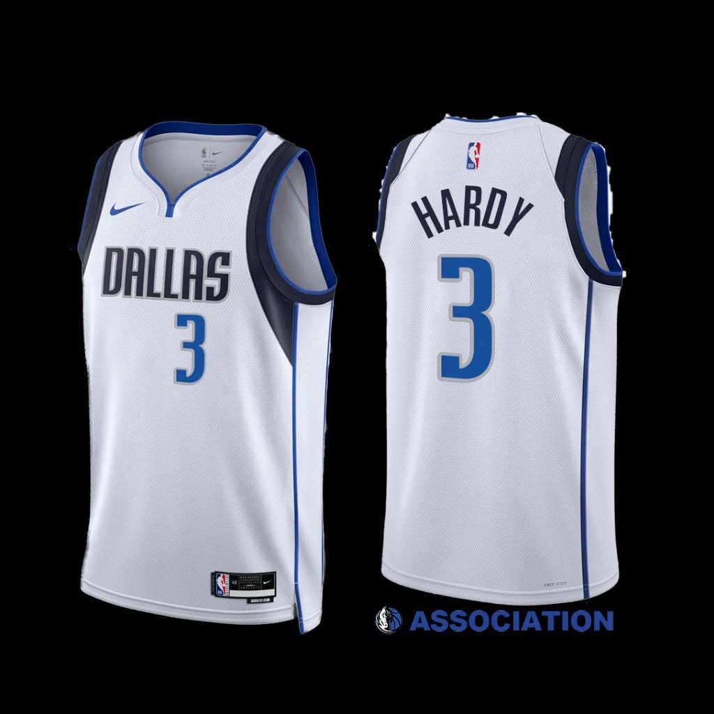 Dallas Mavericks Jaden Hardy 2022-23 White Association Edition Jersey Dallas Mavericks Jaden Hardy 2022-23 White Association Edition Jersey