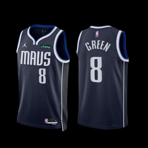 Dallas Mavericks Josh Green 2022-23 Statement Edition Jersey Navy