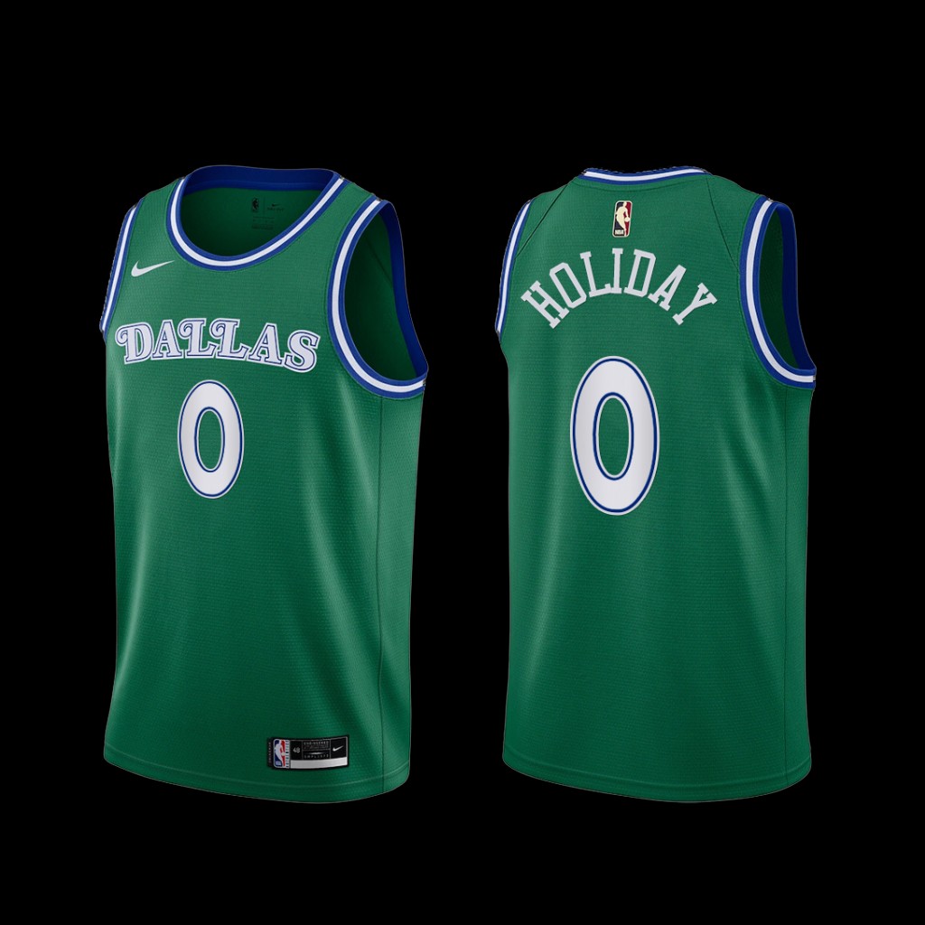 Dallas Mavericks Justin Holiday 2022-23 Classic Edition Jersey Green Dallas Mavericks Justin Holiday 2022-23 Classic Edition Jersey Green
