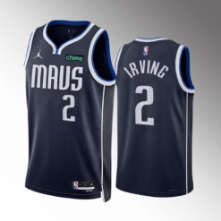 Dallas Mavericks Kyrie Irving 2022-23 Navy Statement Edition Jersey