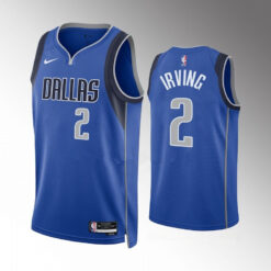 Dallas Mavericks Kyrie Irving Blue Icon Edition Jersey