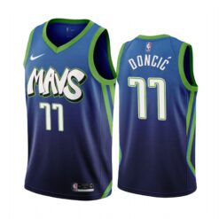 Dallas Mavericks Luka Doncic 2020 Blue City Jersey