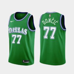 Dallas Mavericks Luka Doncic 2020 Classic Green Jersey