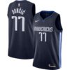 Dallas Mavericks Luka Doncic 2021 Earned Navy Jersey