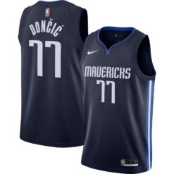 Dallas Mavericks Luka Doncic 2020 Navy Statement Jersey