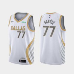 Dallas Mavericks Luka Doncic 2021 City White Jersey