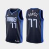 Dallas Mavericks Luka Doncic 2021 Navy Statement Jersey