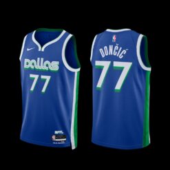 Dallas Mavericks Luka Doncic 2022-23 City Edition Jersey Blue