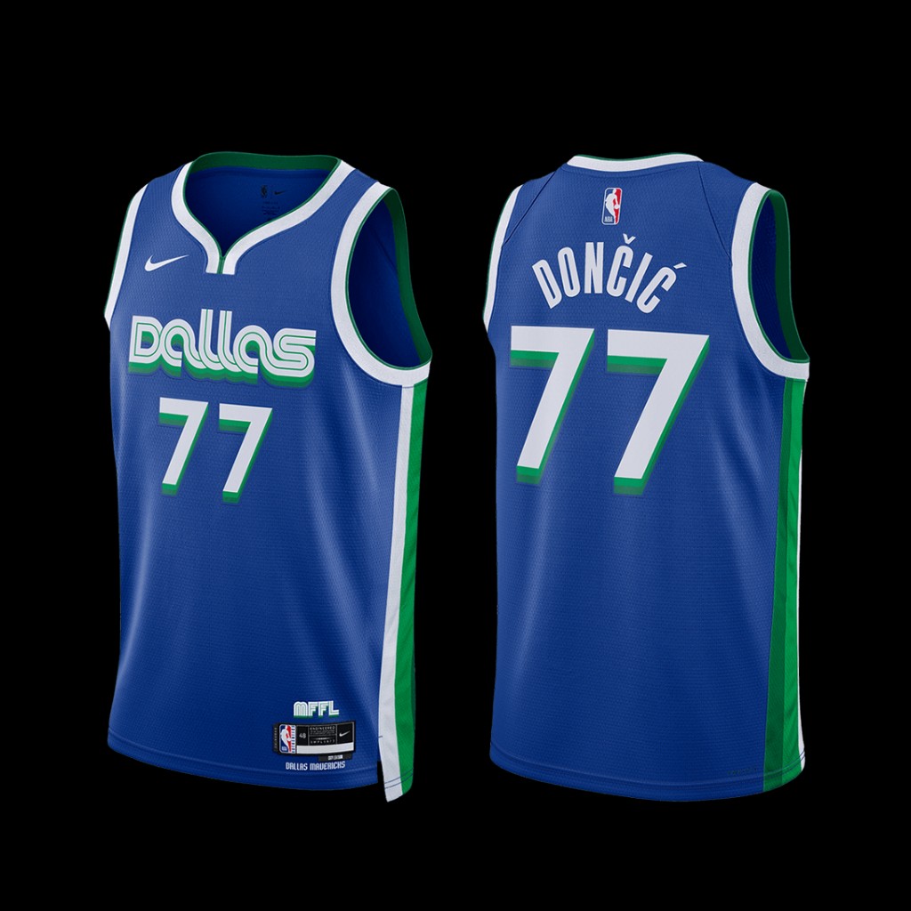 Dallas Mavericks Luka Doncic 2022-23 City Edition Jersey Blue Dallas Mavericks Luka Doncic 2022-23 City Edition Jersey Blue