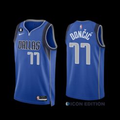 Dallas Mavericks Luka Doncic 2022-23 Icon Edition Jersey Royal