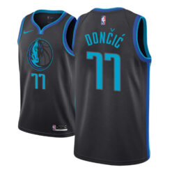 Dallas Mavericks Luka Doncic Black City Edition Jersey
