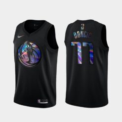 Dallas Mavericks Luka Doncic Black Iridescent Holographic